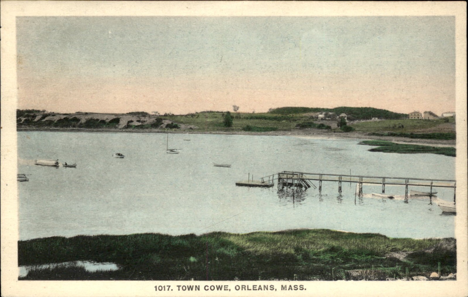 Orleans MA Town Cove The New England News Company c1900s-10s Vintage Postcard