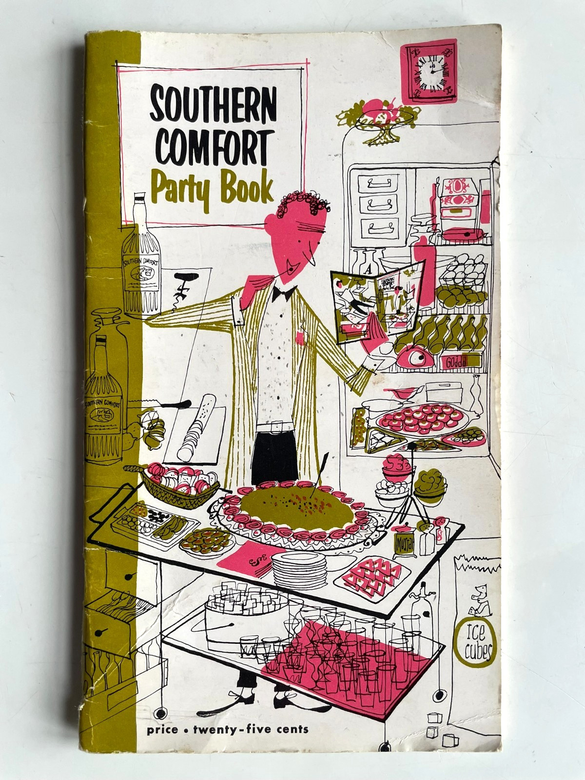 1952 Vintage SOUTHERN COMFORT PARTY BOOK Recipes Planning Punches Tips MCM  VG 