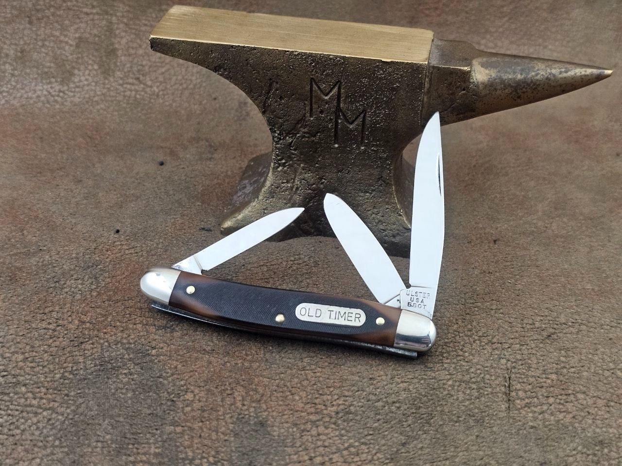 Vintage Ulster 58OT old timer schrade stockman pocket knife prince albert promo