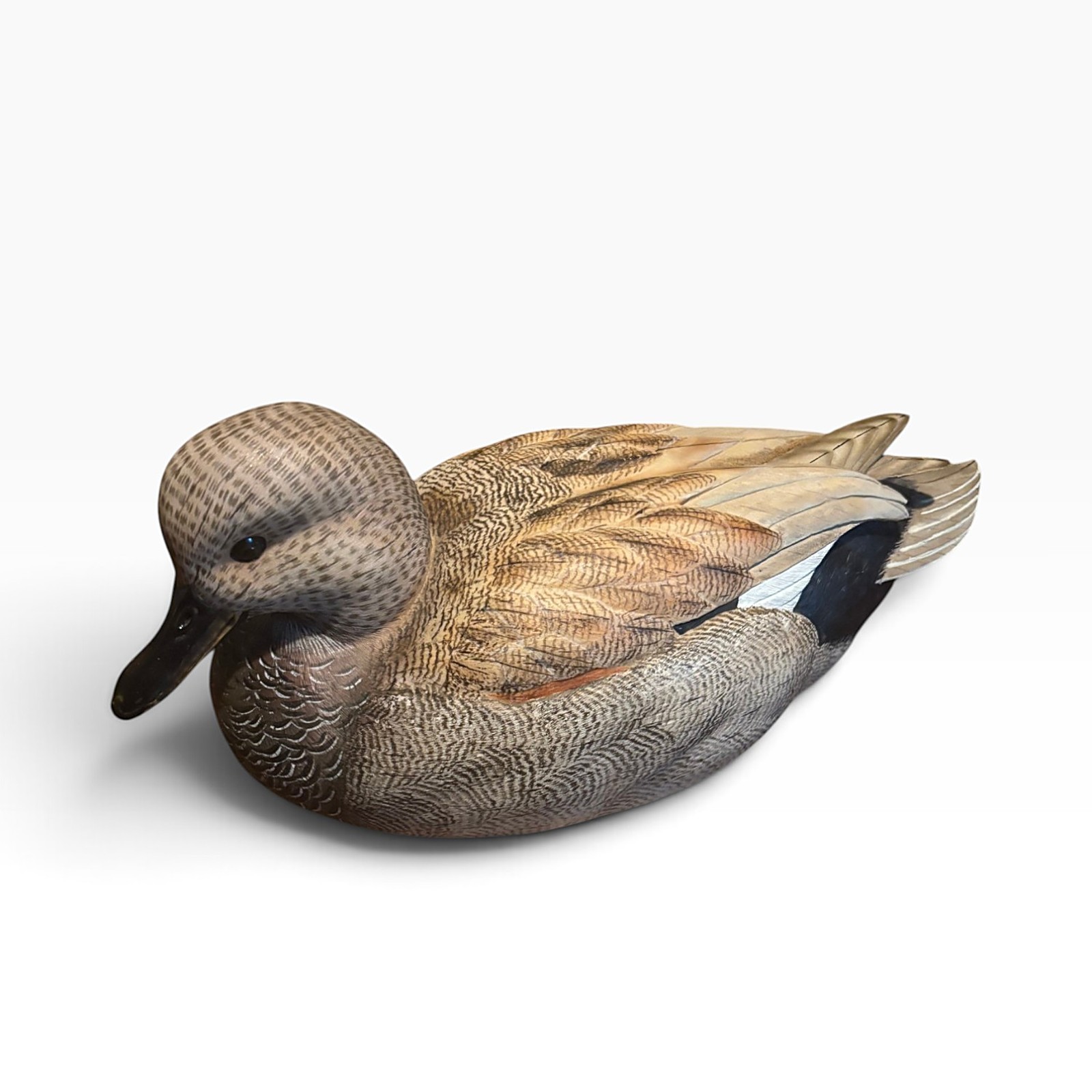 Danbury Mint Gadwall Decoy George Kruth Signed Ltd Ed 1547/5000 Carved Duck Danbury Mint Gadwall Decoy George Kruth Signed Ltd Ed 1547/5000 Carved Duck