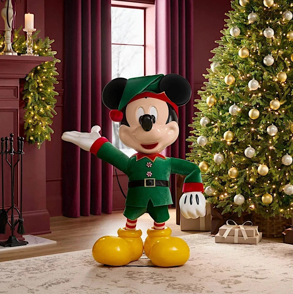 Disney 4 FT Animated Mickey Mouse Interactive Holiday Christmas Animatronic 2026 Disney 4 FT Animated Mickey Mouse Interactive Holiday Christmas Animatronic 2026