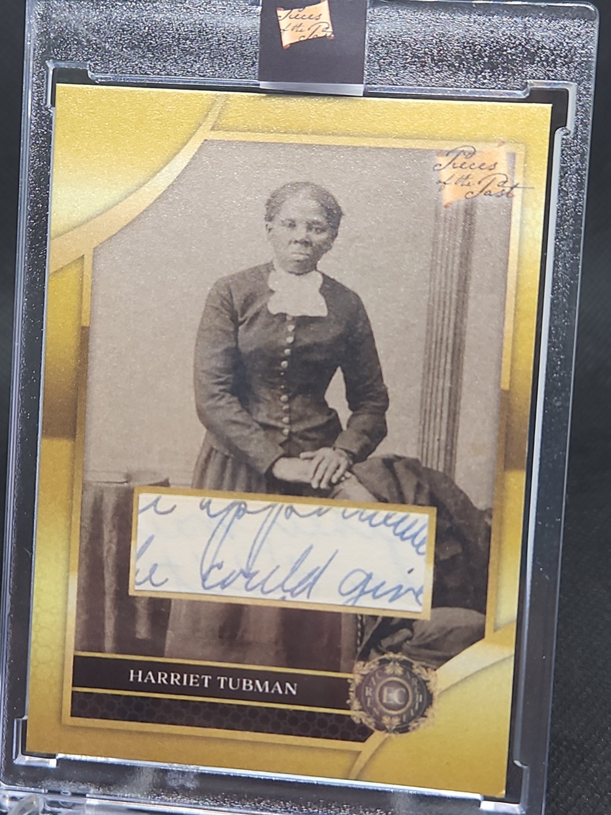 HARRIET TUBMAN | 2026 Pieces of the Past Civil War Handwriting Relic H-5 HARRIET TUBMAN | 2026 Pieces of the Past Civil War Handwriting Relic H-5