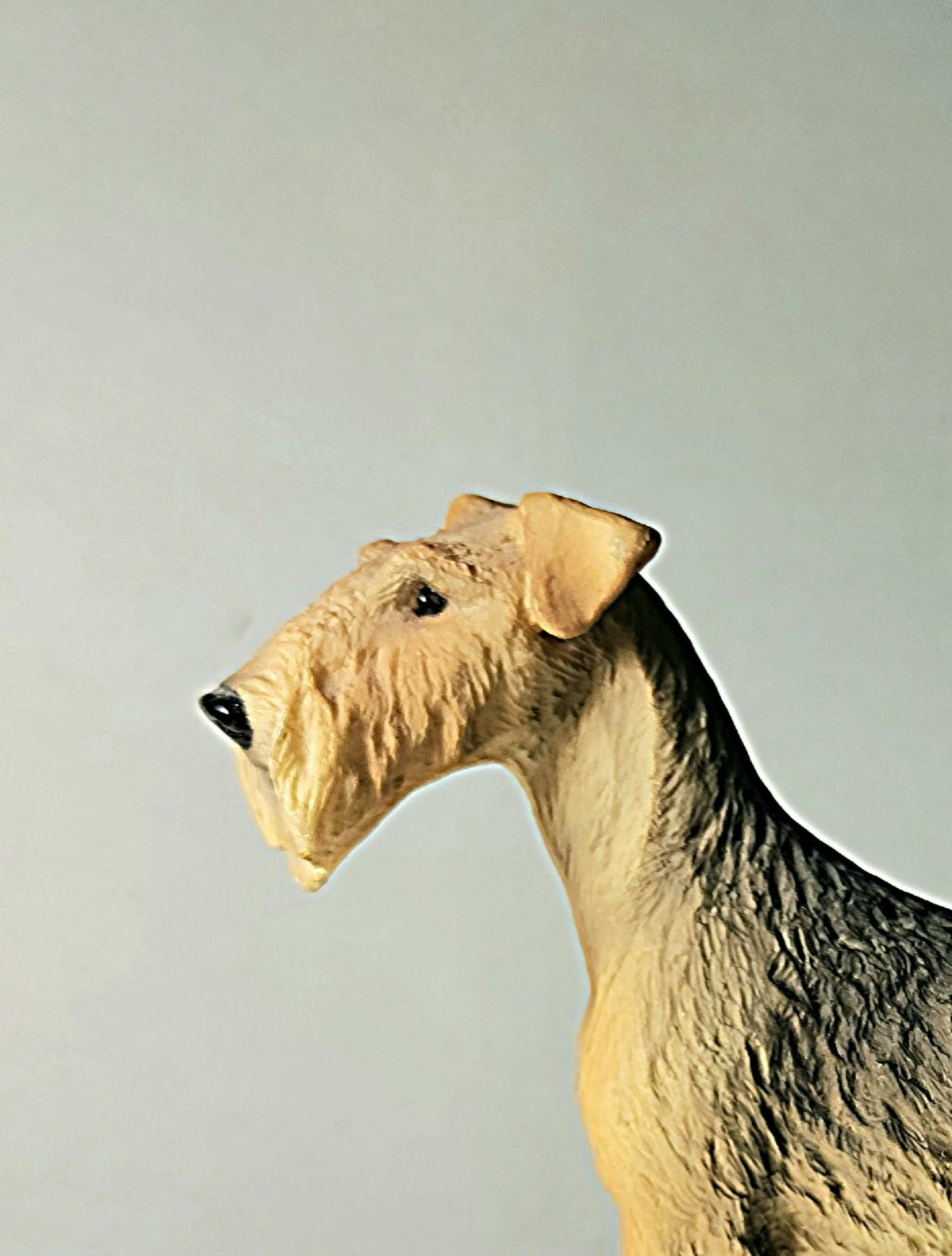 Vintage 1988 North Light Airedale Terrier Figurine England Model 67 Mint 4x4\