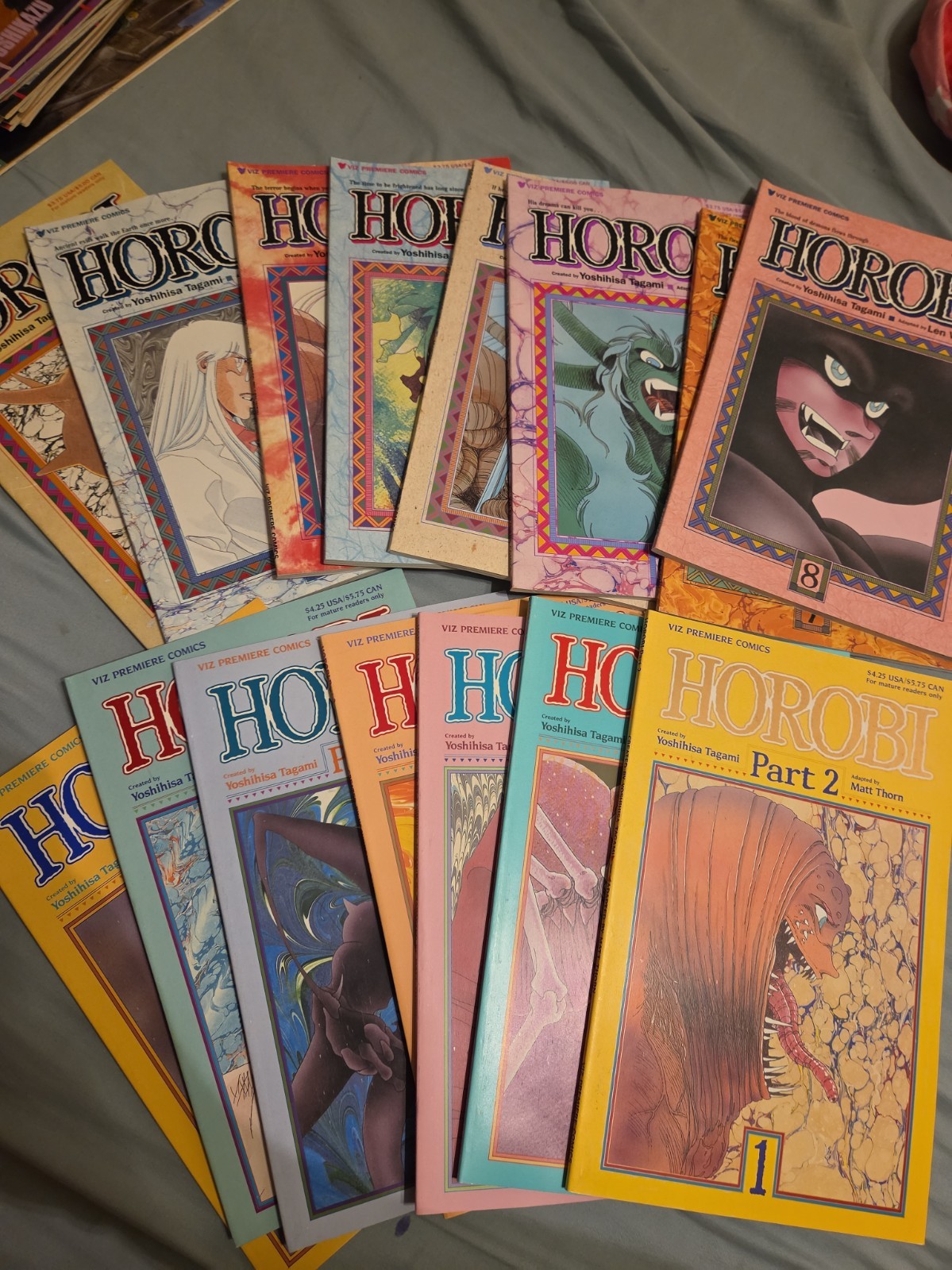 Horobi Viz Media TPB Part 1 #1-8 Part 2 #1-7 Complete Series  