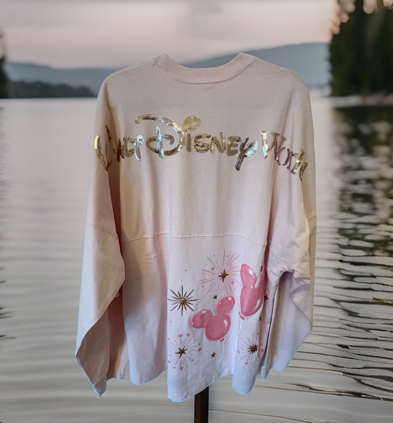 🎈NWT DISNEY MICKEY MOUSE BALLOON (ADULT XL) PINK SPIRIT JERSEY 🎈NWT DISNEY MICKEY MOUSE BALLOON (ADULT XL) PINK SPIRIT JERSEY