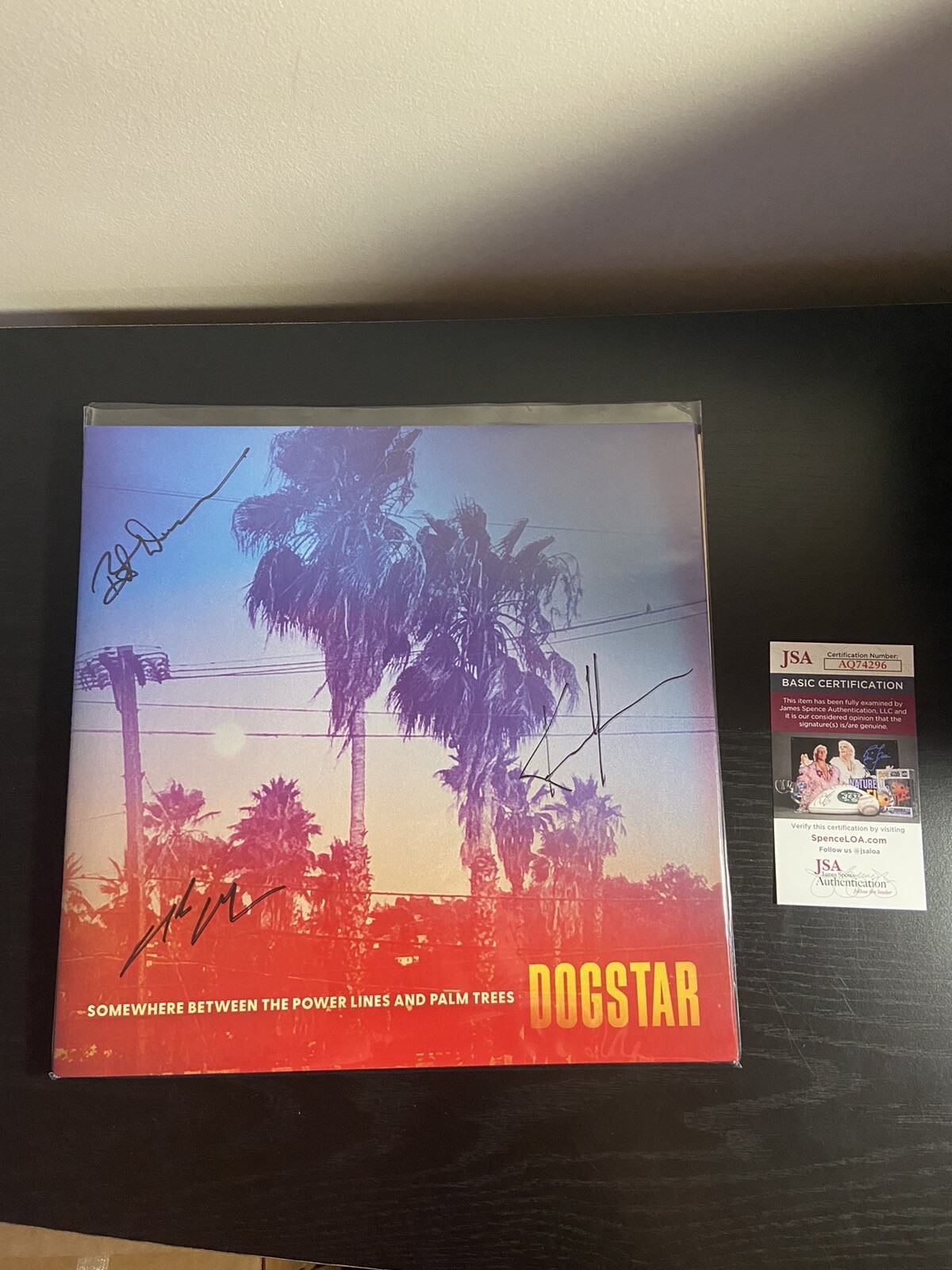 Dogstar Somewhere Between Power Lines Palm Trees Vinyl Signed Keanu Reeves Jsa Dogstar Somewhere Between Power Lines Palm Trees Vinyl Signed Keanu Reeves Jsa