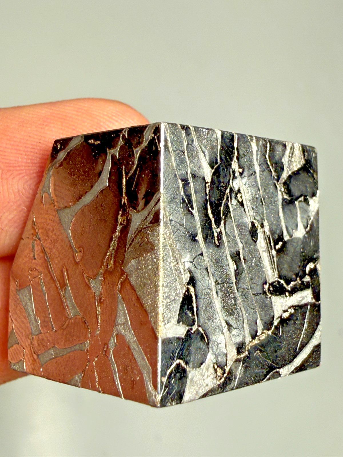 GREAT DEAL LOW PRICE BEAUTIFUL BLOCK CUT SEYMCHAN IRON METEORITE 53.5 GMS