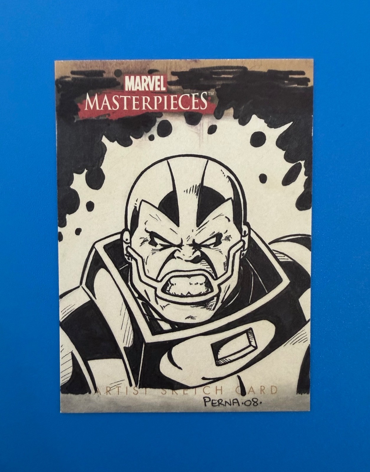 Skybox 2008 Marvel Masterpieces Artist Sketch Card Apocalypse by Tony Perna 1/1