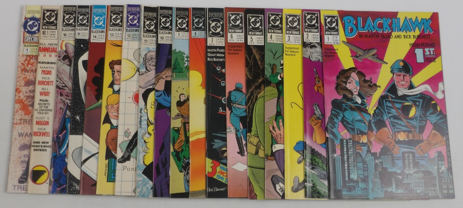Blackhawk Vol. 3 #1-16 VF/NM complete series + Annual + Special - DC Comics set Blackhawk Vol. 3 #1-16 VF/NM complete series + Annual + Special - DC Comics set