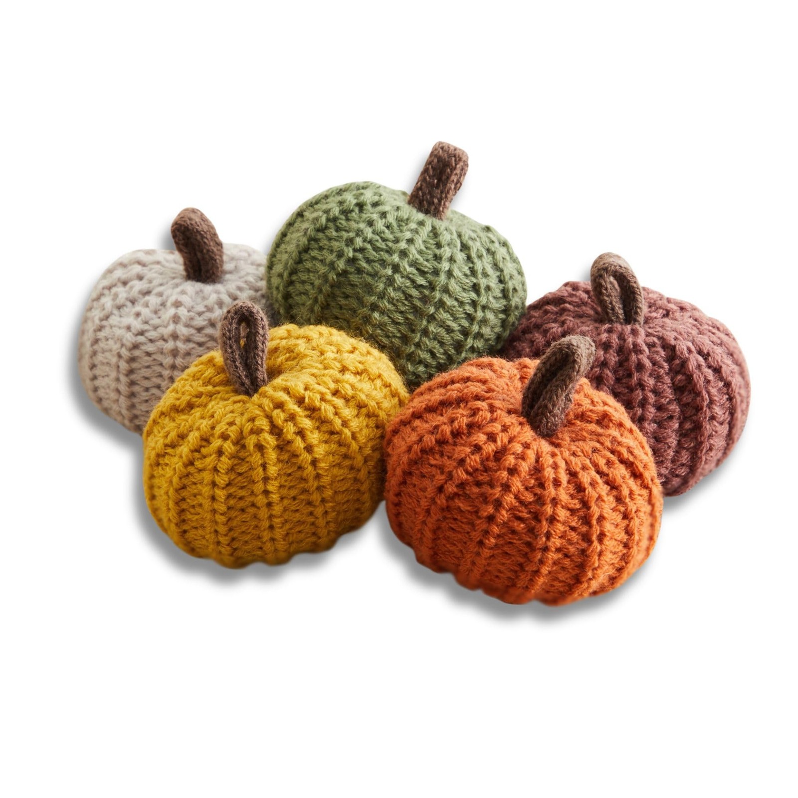 Your Heart\'s Content Mini Knit Pumpkins Set of 5, Fall Décor (Autumn Set) Your Heart\'s Content Mini Knit Pumpkins Set of 5, Fall Décor (Autumn Set)