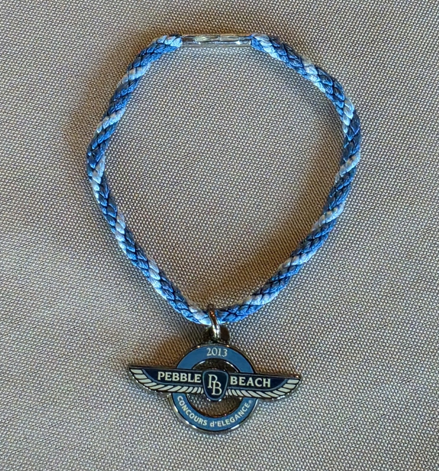 2013 Pebble Beach Concours d’Elegance Swing Wrist Tag Badge Chairman\'s Suite