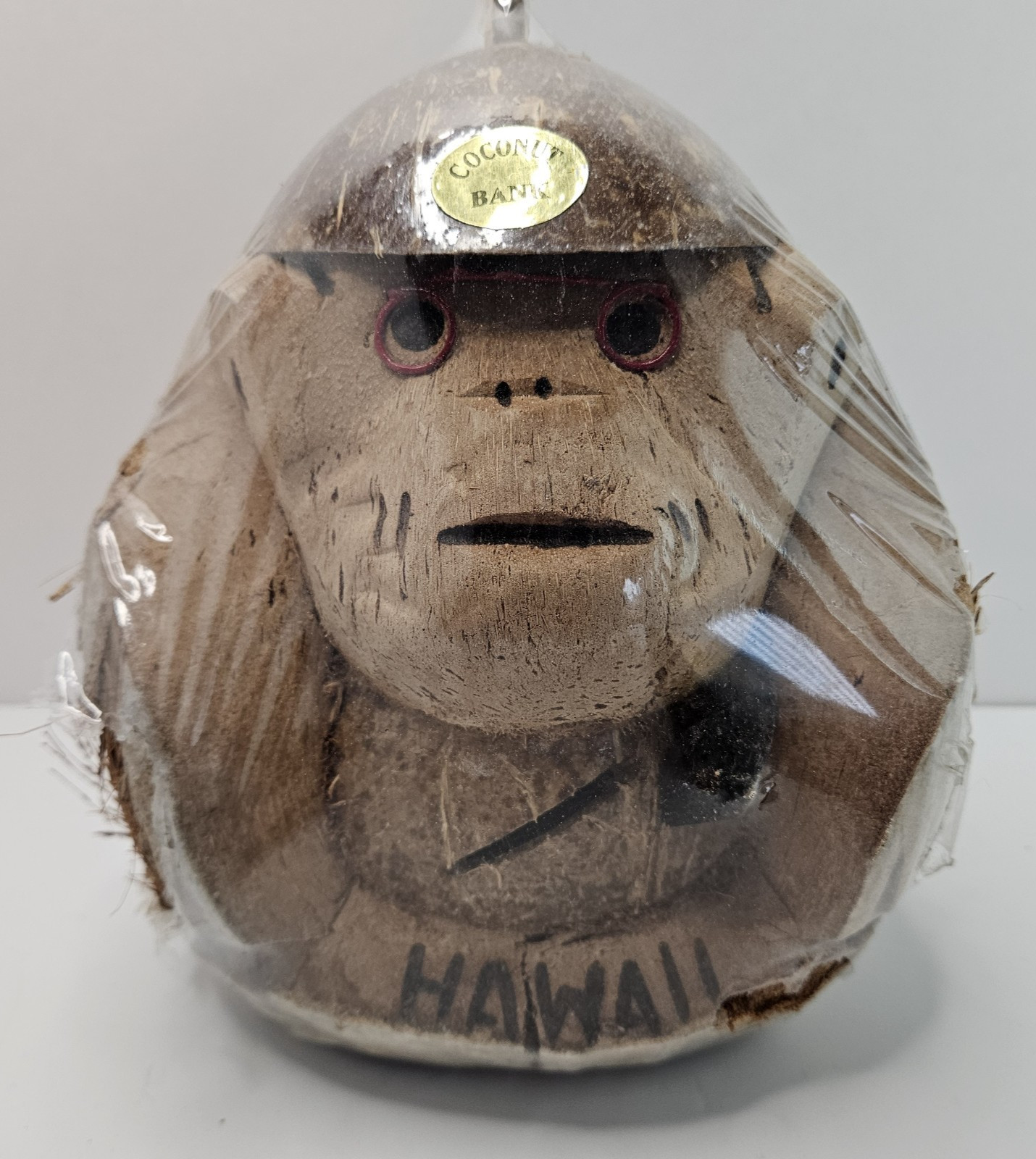 Vintage Hawaii Coconut Bank New Sealed Made In Phillipines