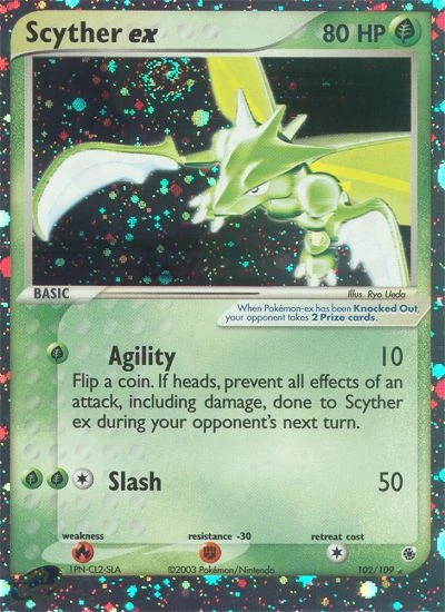 Scyther ex 102/109 – Ruby & Sapphire – Holo