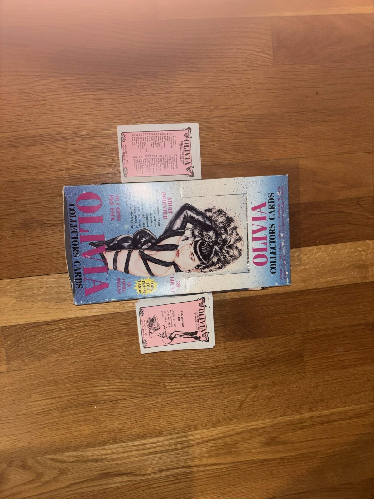 1992 Olivia Collectors Cards Empty Display Box Adult Oriented 2 Complete Sets 1992 Olivia Collectors Cards Empty Display Box Adult Oriented 2 Complete Sets