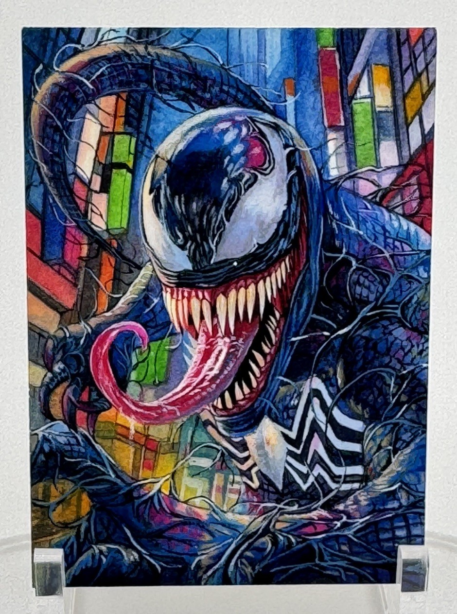 GGC Studio Marvel Venom Artist Hand Drawn Sketch Card 1/1 ACEO ORIGINAL ART GGC Studio Marvel Venom Artist Hand Drawn Sketch Card 1/1 ACEO ORIGINAL ART