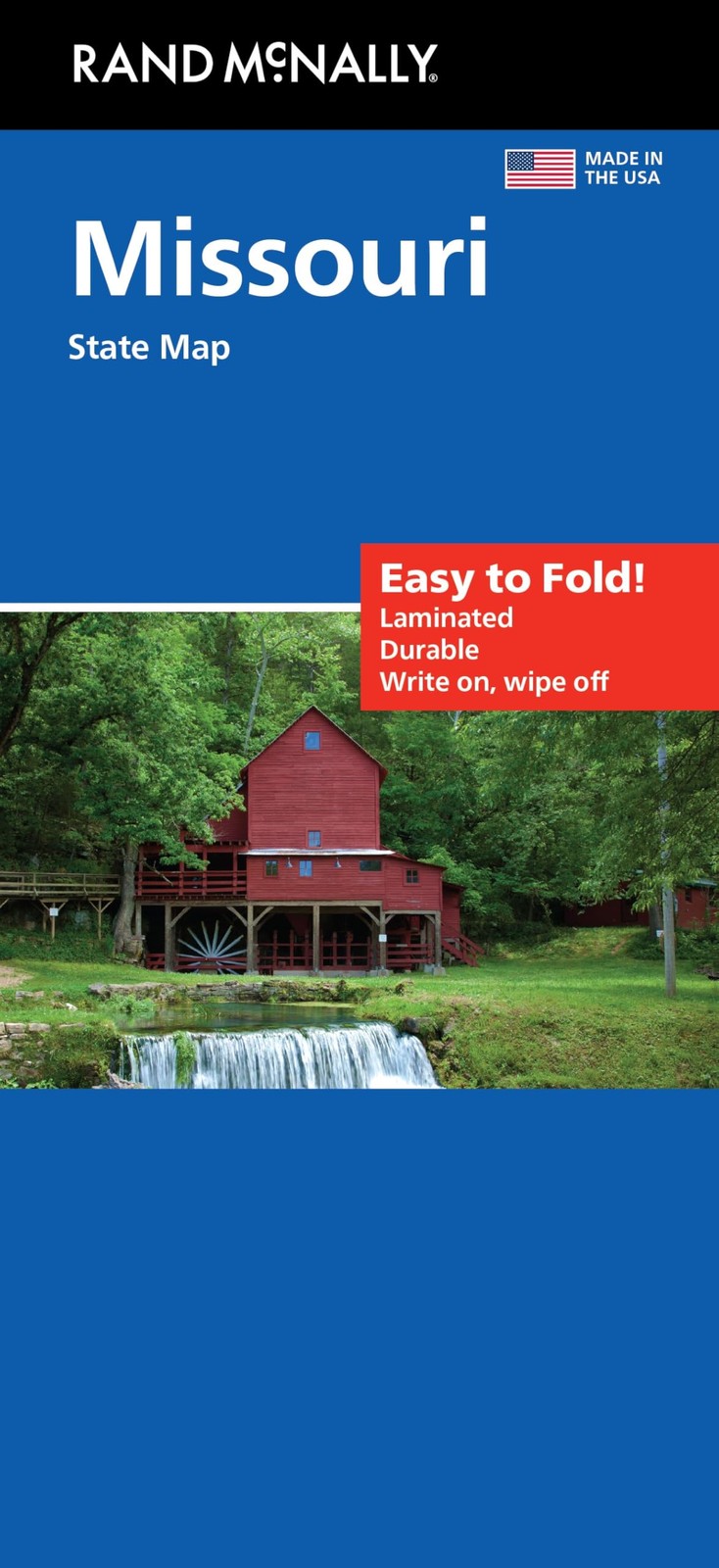 Rand McNally Easy to Fold: Missouri State Laminated Map