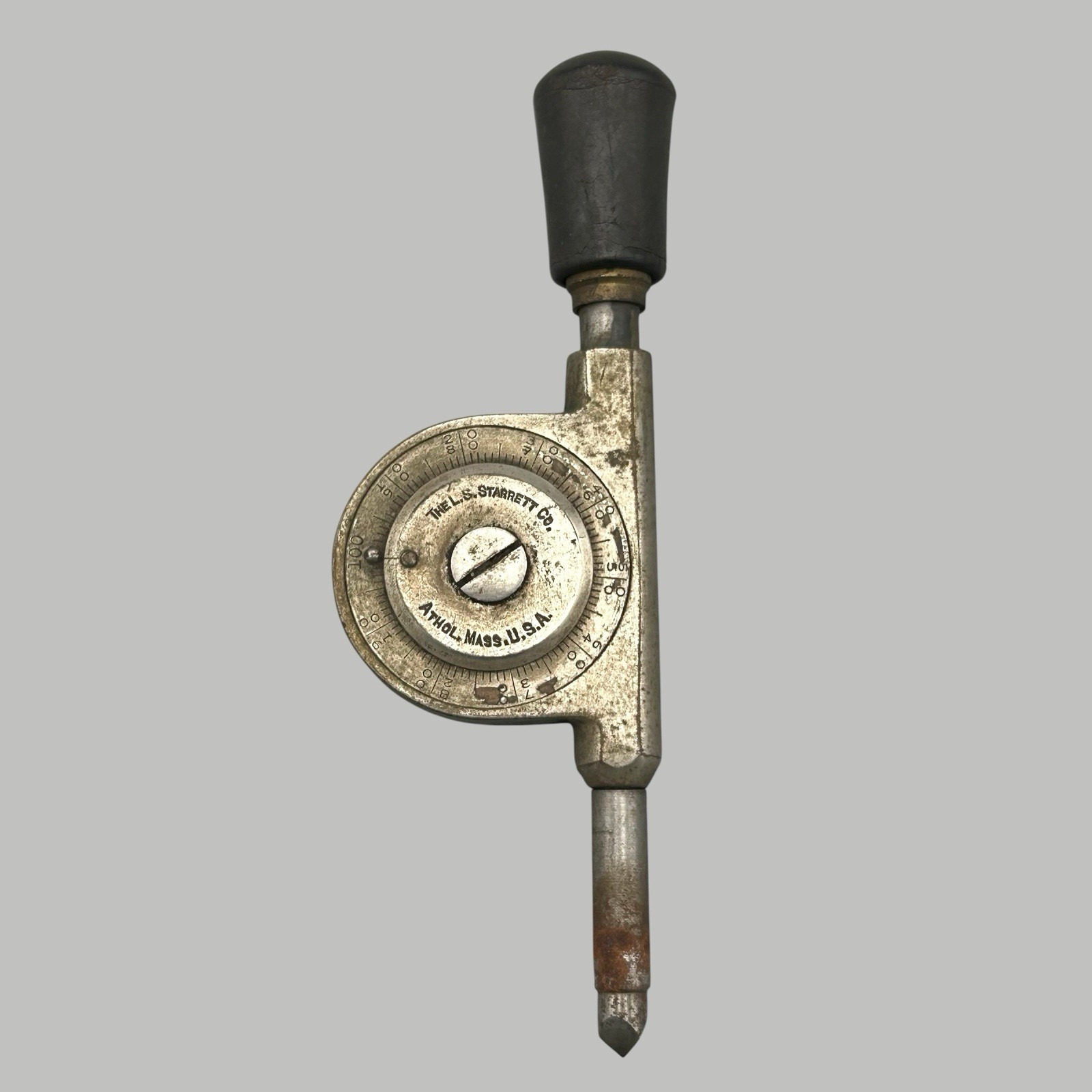 Vintage L. S. Starrett Speed Indicator Used Rough Ships Quickly