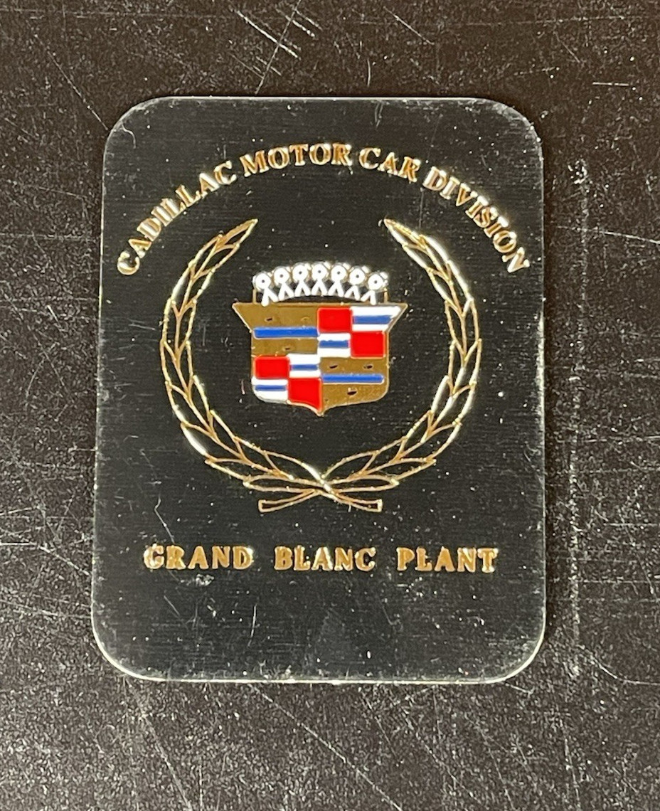 WW2 Tank Cadillac Motor Car Division Grand Blanc Plant Employee Card Flint BOC
