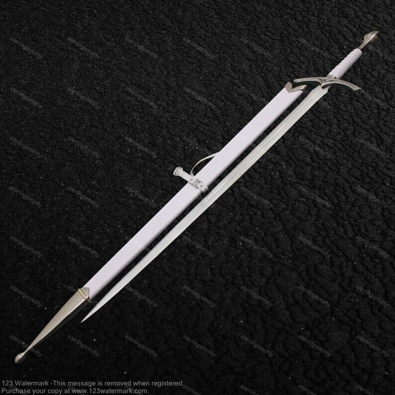 Gandalf's White Glamdring Sword The Hobbit Trilogy Handmade Premium Gift for Him Gandalf's White Glamdring Sword The Hobbit Trilogy Handmade Premium Gift for Him