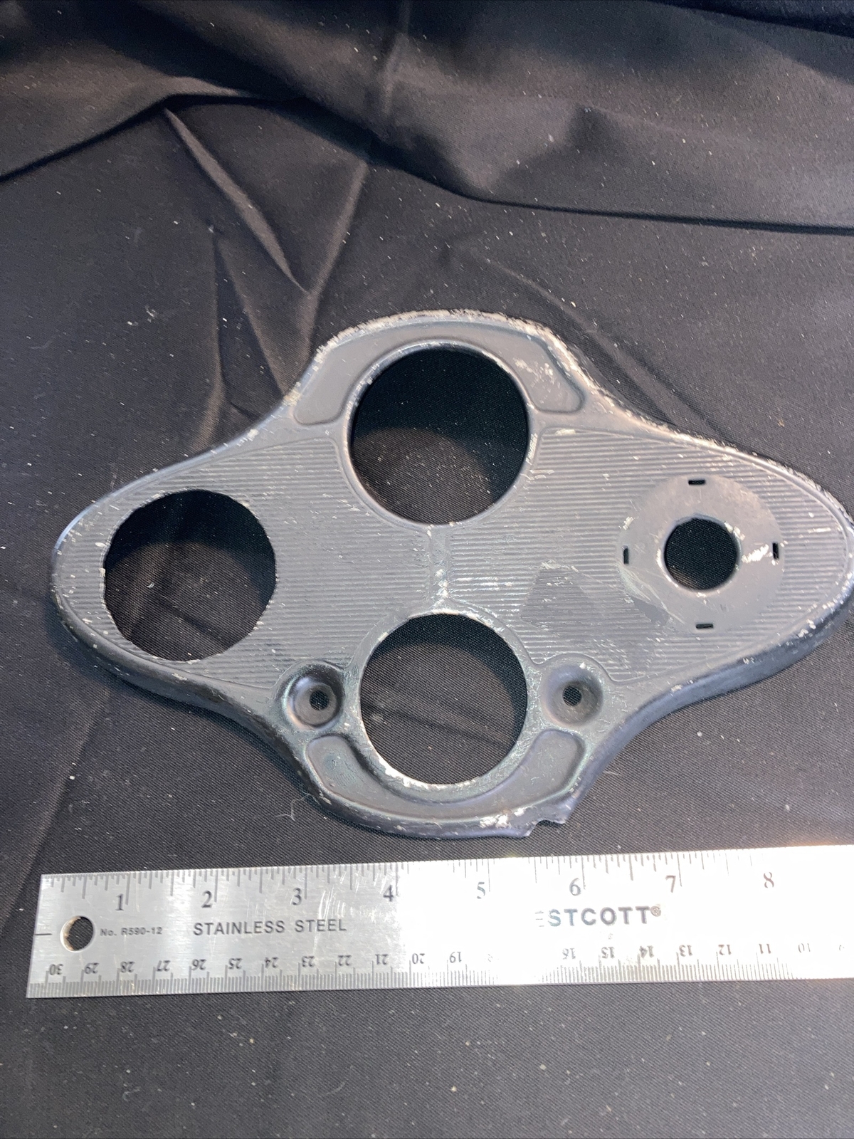 1930-31 Ford Dashboard Cluster Gauge Mounting Plate Instrument Panel Good Used C