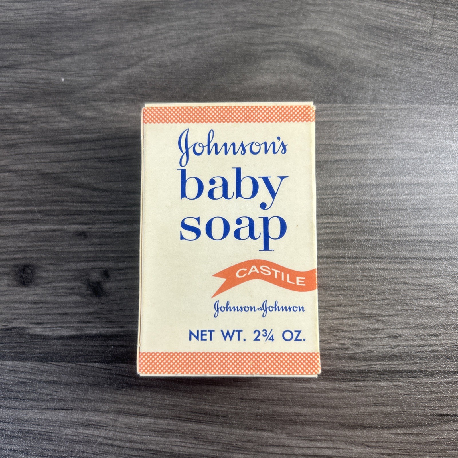 Vintage 1960s Johnson’s Baby Soap Castile 2 3/4 Oz NOS Sealed 19 Cent Price