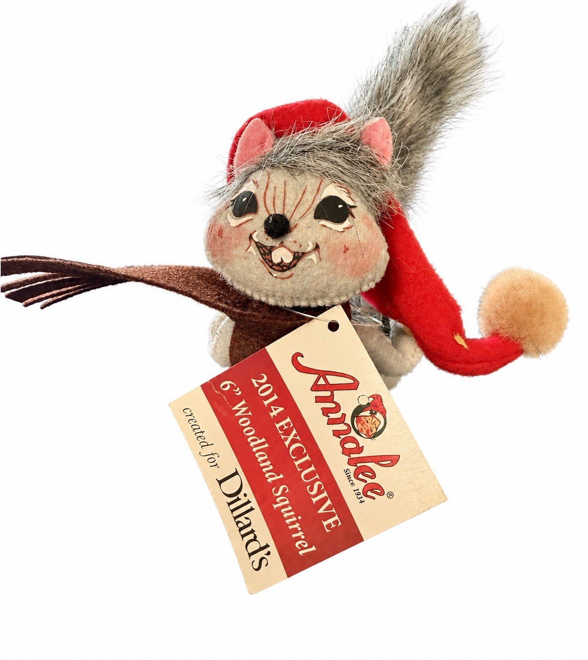 Rare Annalee 2014 Dillard’s Exclusive Woodland Squirrel 970314 NWT Retired