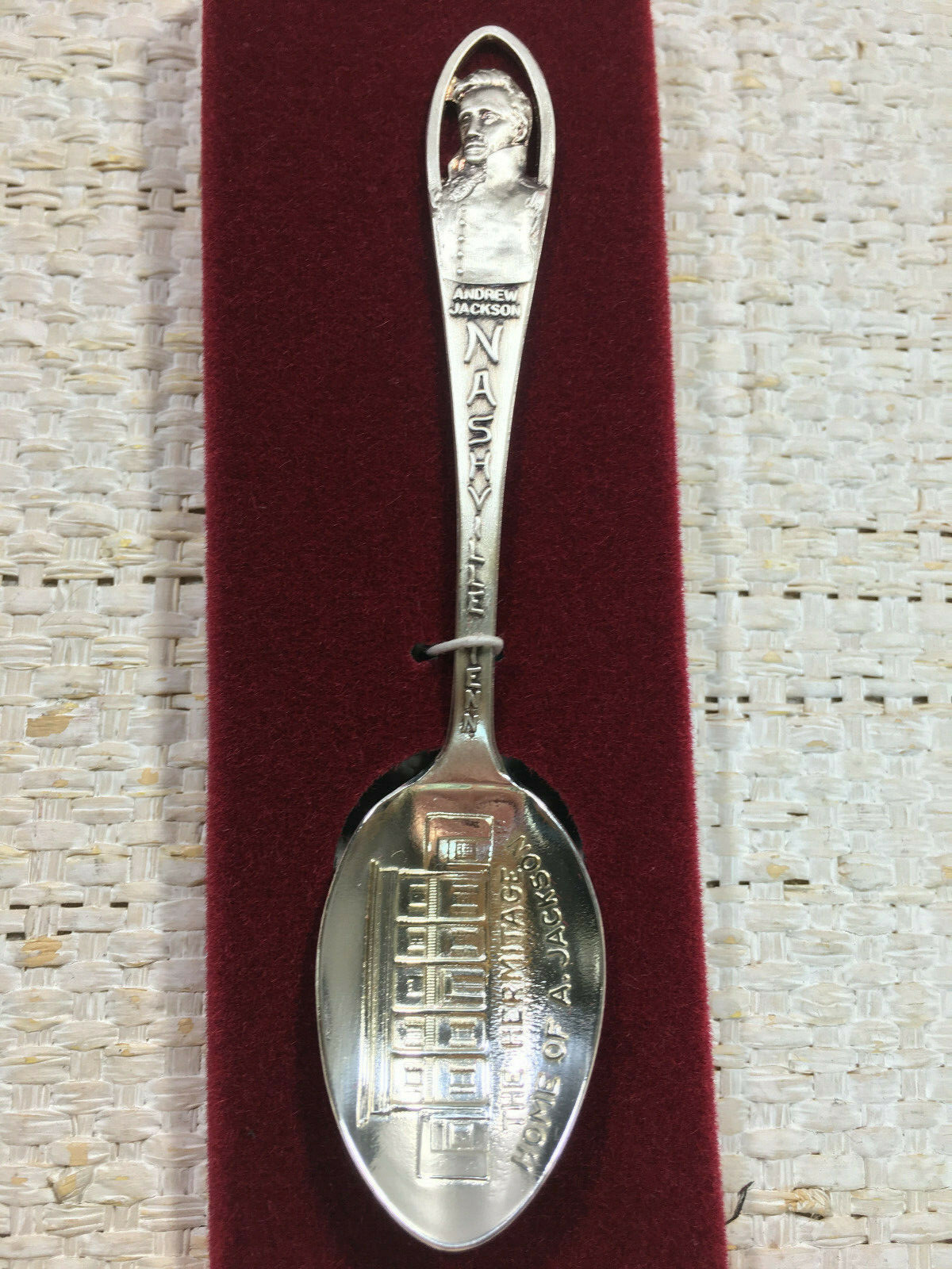 Vintage Souvenir Spoon Andrew Jackson Nashville Tennessee