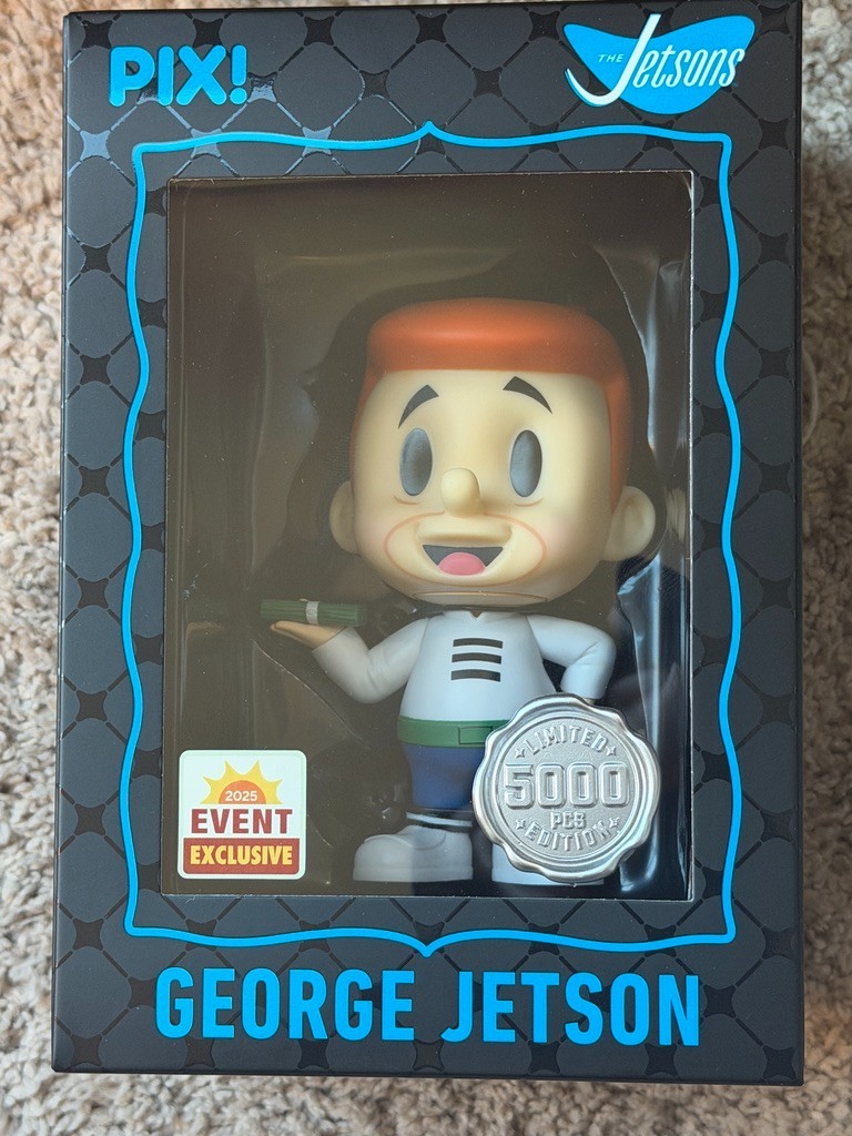 Thrilljoy PIX The Jetsons George Jetson Event Exclusive 5000 Pcs HERO Thrilljoy PIX The Jetsons George Jetson Event Exclusive 5000 Pcs HERO