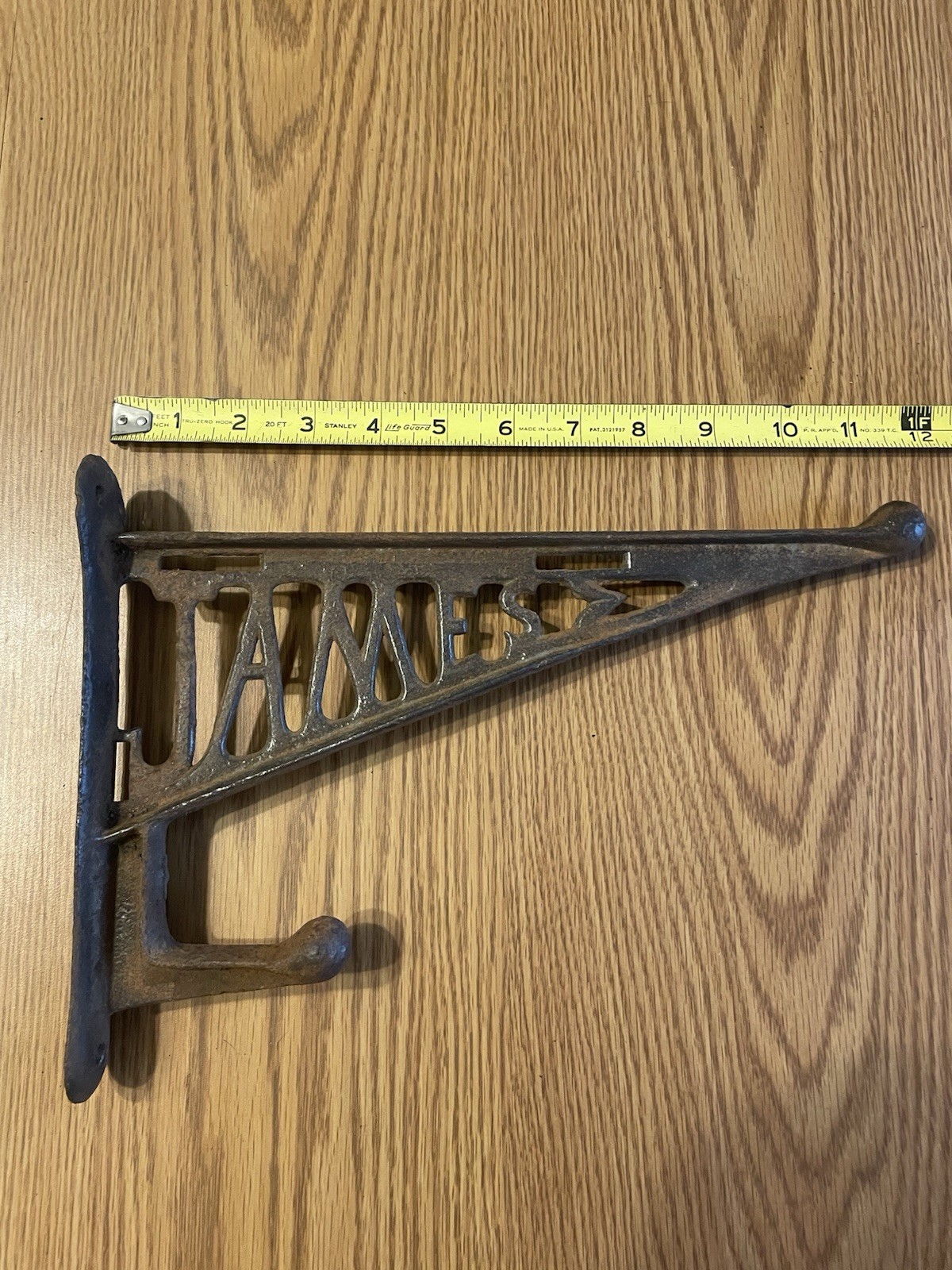 Antique JAMES Harness Hook Patented Cast Iron Fort Atkinson Wisconsin