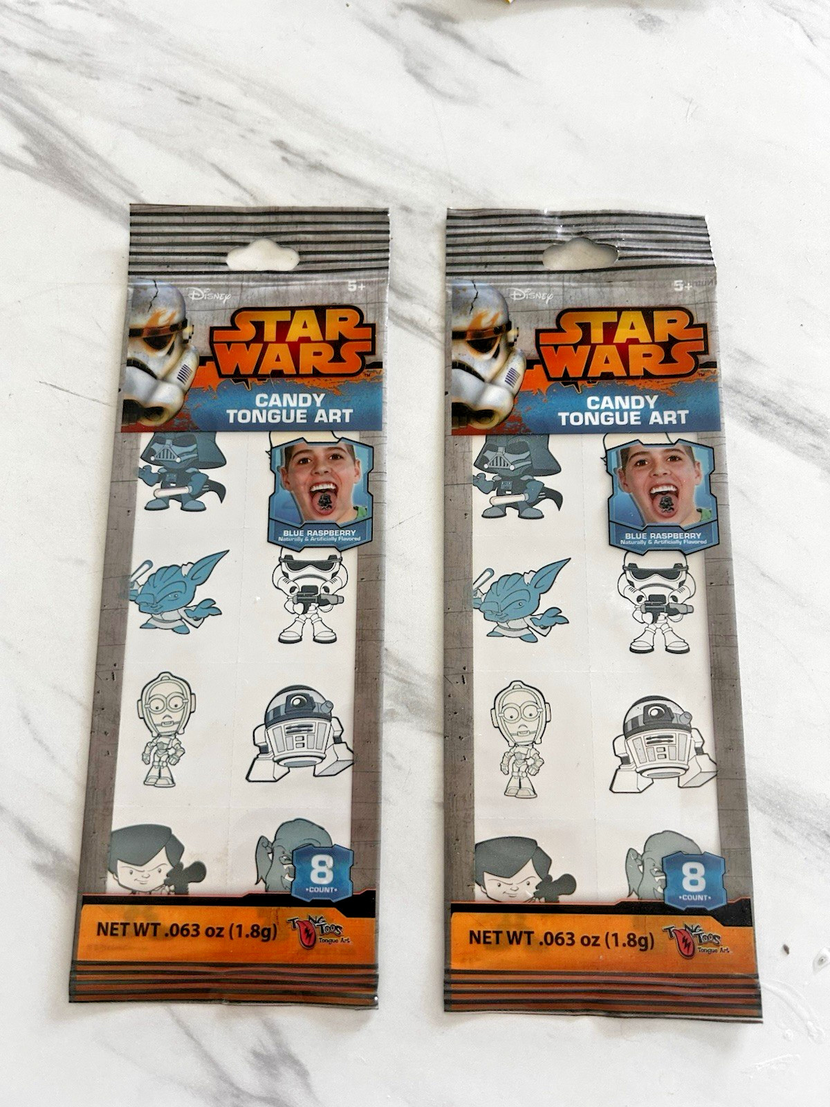 Vintage Star Wars Tongue Art Lot of 2 Collectible Only Not for Consumption 2018