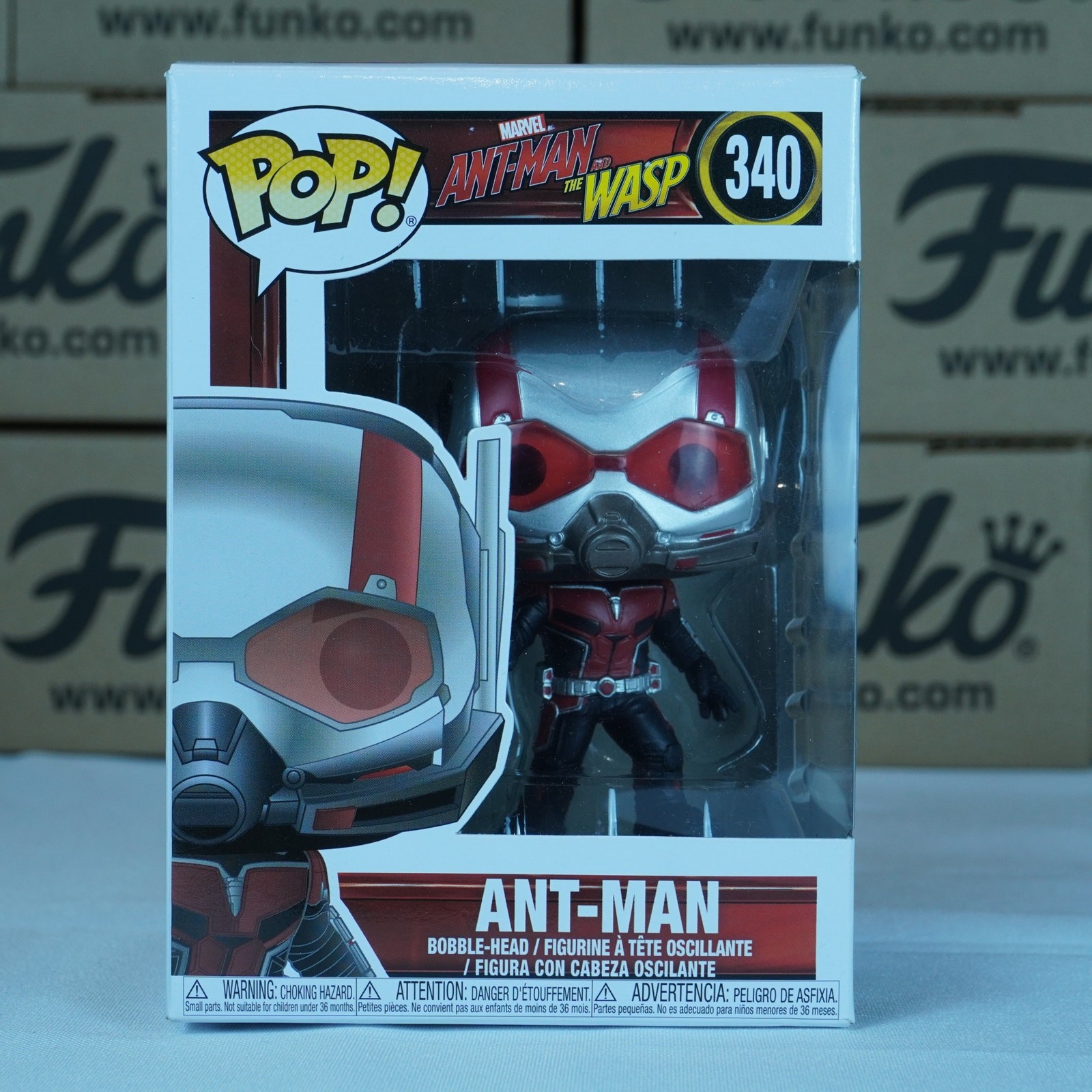 Funko Pop Marvel Ant-Man and The Wasp #340 Ant-Man Vinyl Bobblehead Figure NIB