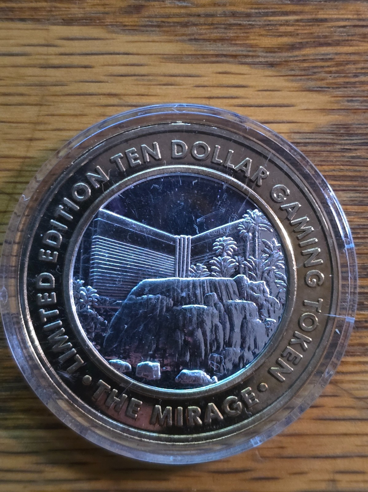 The Mirage - Las Vegas Limited Edition $10 Casino Token .999 0.6 troy oz silver The Mirage - Las Vegas Limited Edition $10 Casino Token .999 0.6 troy oz silver