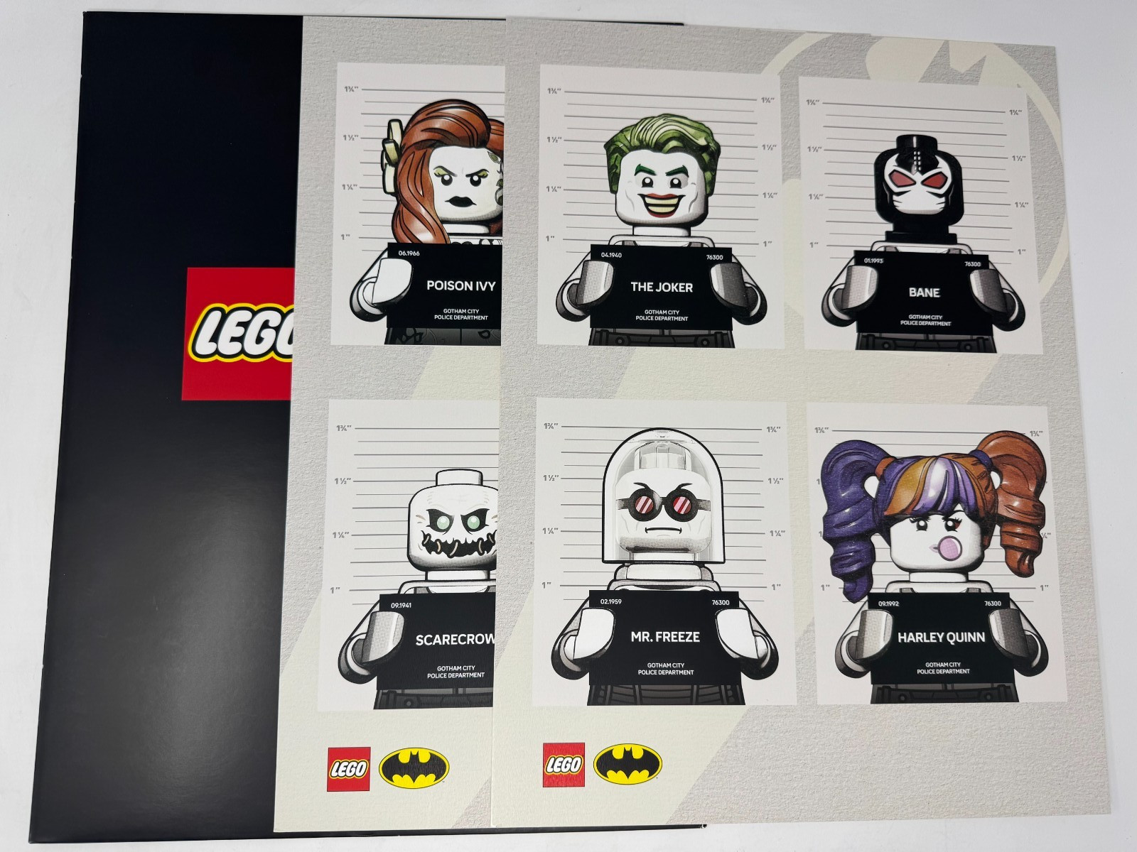 New LEGO 5010010 Insiders Batman Arkham Asylum Art Posters Set of 2 Limited Ed New LEGO 5010010 Insiders Batman Arkham Asylum Art Posters Set of 2 Limited Ed