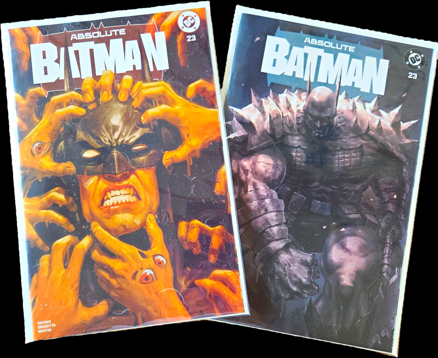 DC Absolute Batman #23 Batman Snyder Dragotta Martin 2 Cover Lot