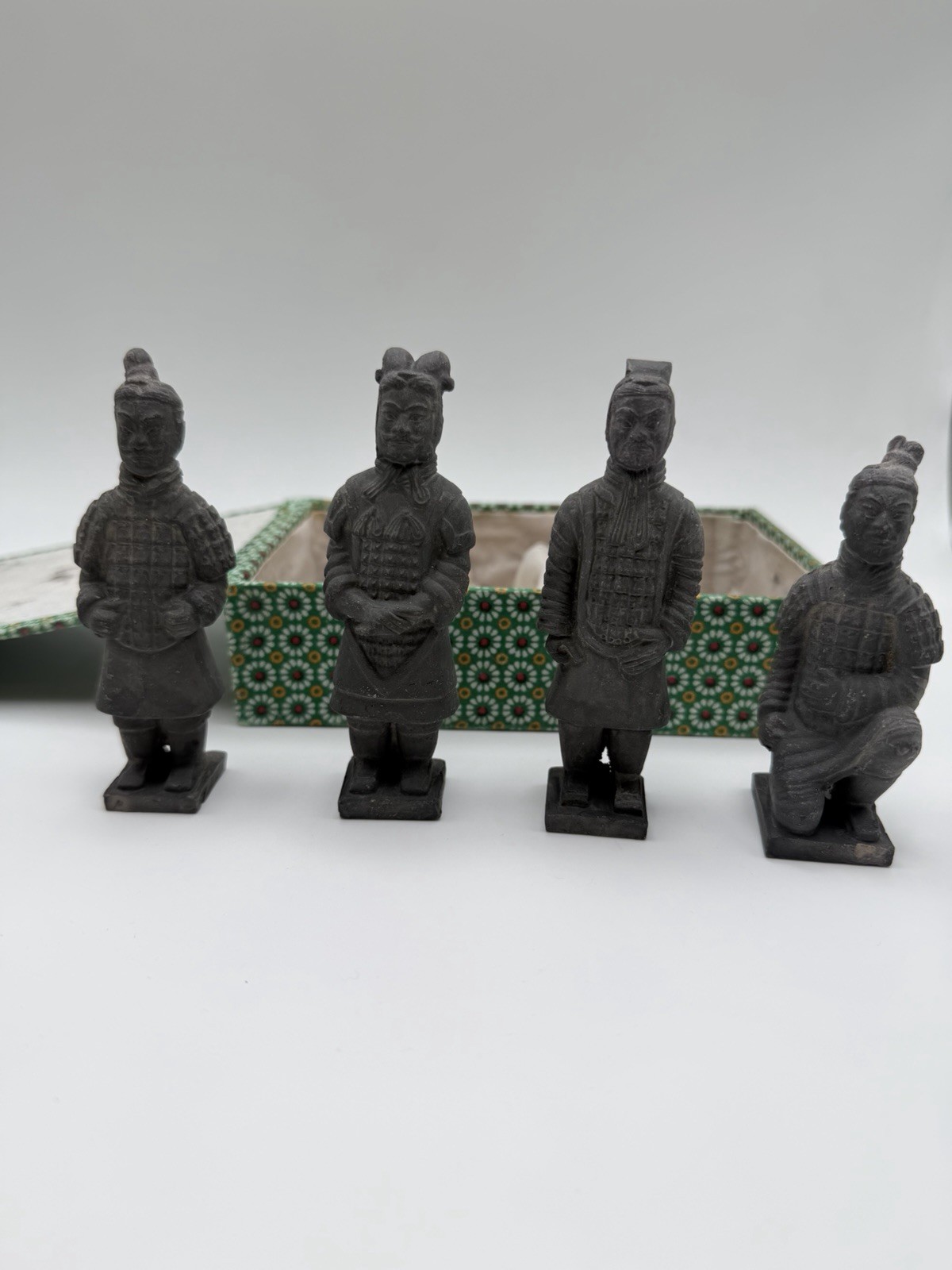 Vintage Chinese Terracotta Warrior Figurines