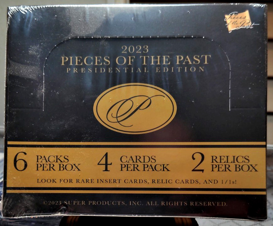 2023 PIECES OF THE PAST PRESIDENTIAL EDITION FACTORY SEALED HOBBY BOX