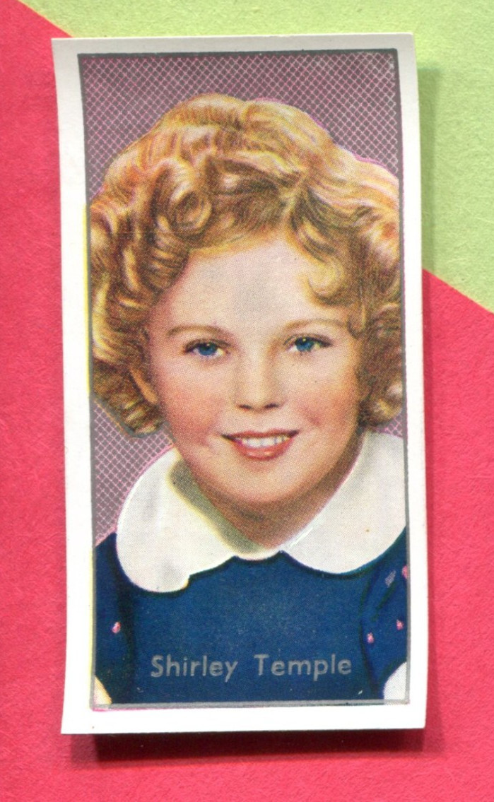 1936 CARRERAS LTD. FILM STARS TOBACCO CARD #22 SHIRLEY TEMPLE