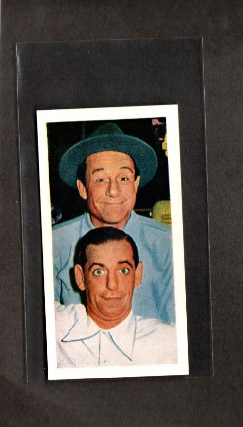 1958 Merrysweets Telegum TV Stars (No Logo) JEWEL and WARISS #27  [NrMt-Mint]