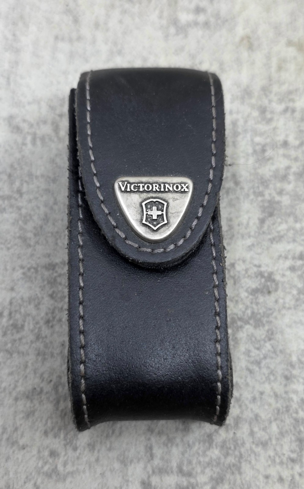 Victorinox CyberTool 34 Ruby Translucent Swiss Army Knife With Leather Pouch