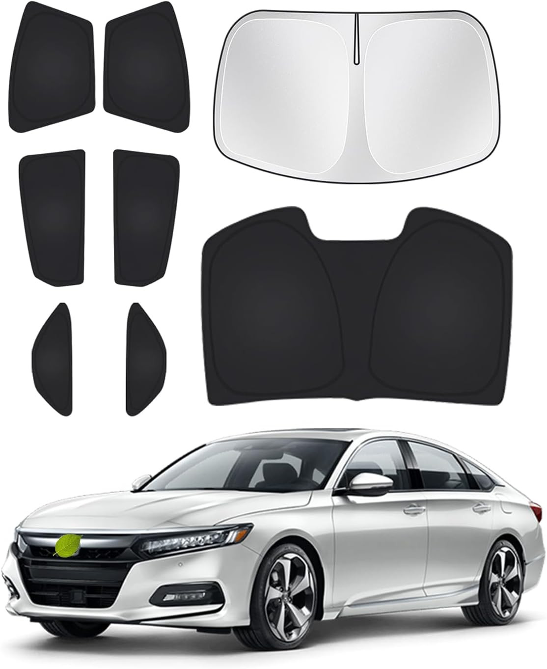 Windshield Sunshades for Honda Accord 2018-2022 Side Rear Window Shade Cover Set