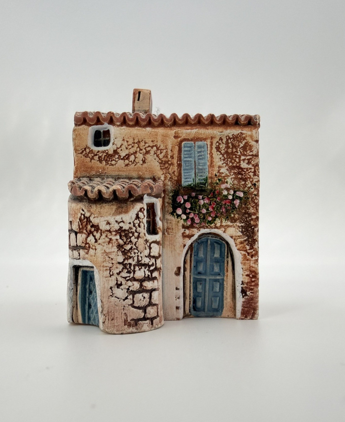 Gault Original 1996 Provence France Handmade Ceramic Miniature House Vintage
