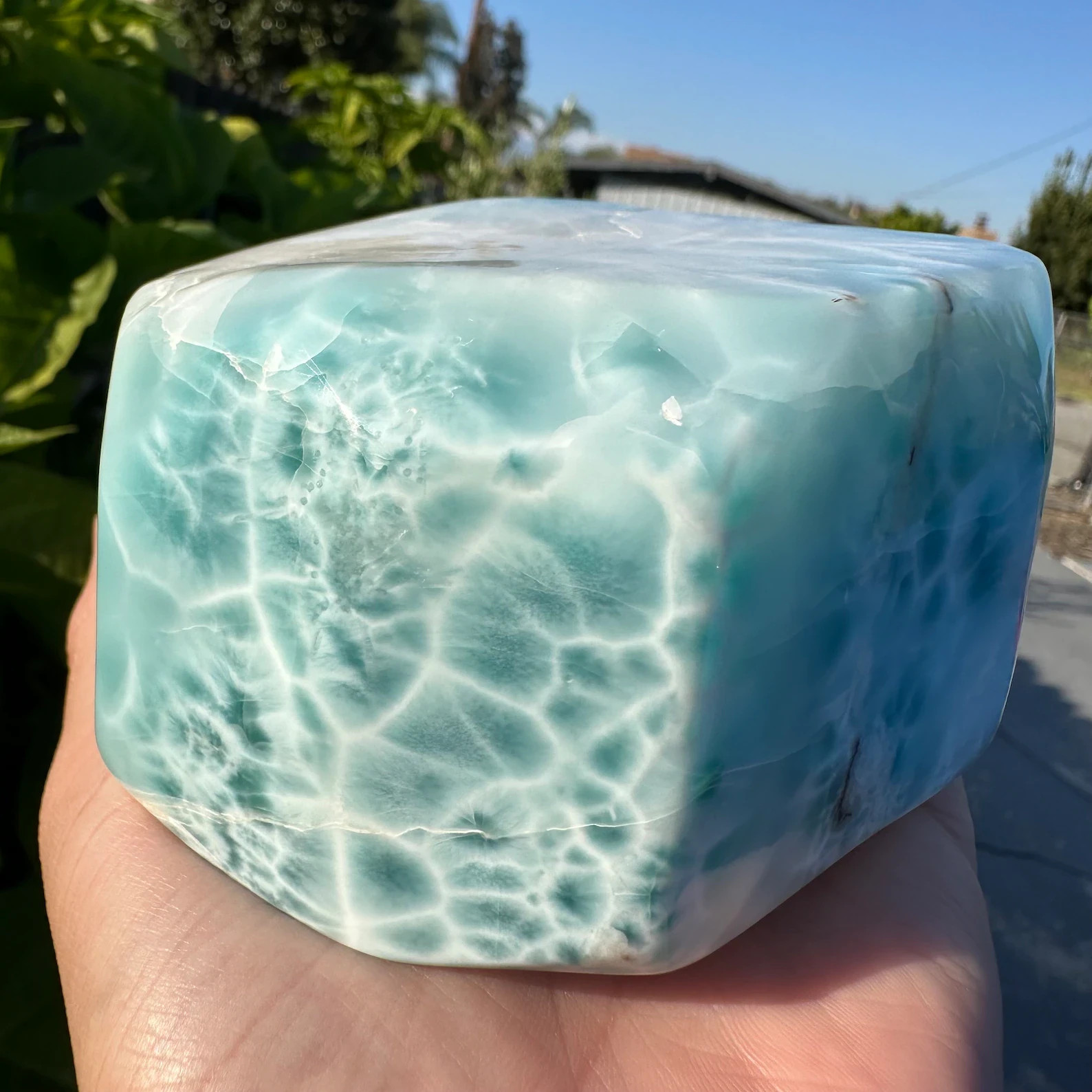 XL DOMINICAN REPUBLIC BEAUTIFUL FREEFORM   104   x   80   x  55 MM