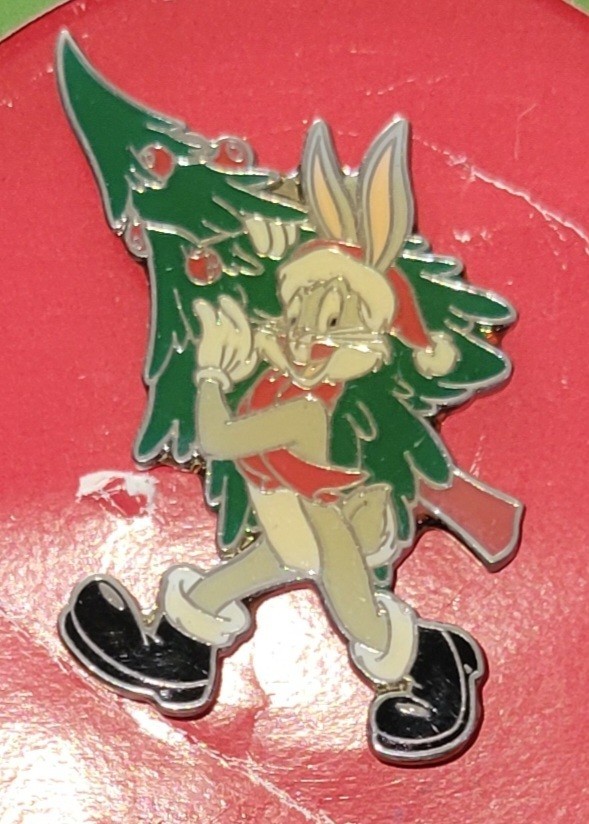 Vintage Warner Bros. Looney Tunes Bugs Bunny Holiday Pin Card & Envelope Vintage Warner Bros. Looney Tunes Bugs Bunny Holiday Pin Card & Envelope