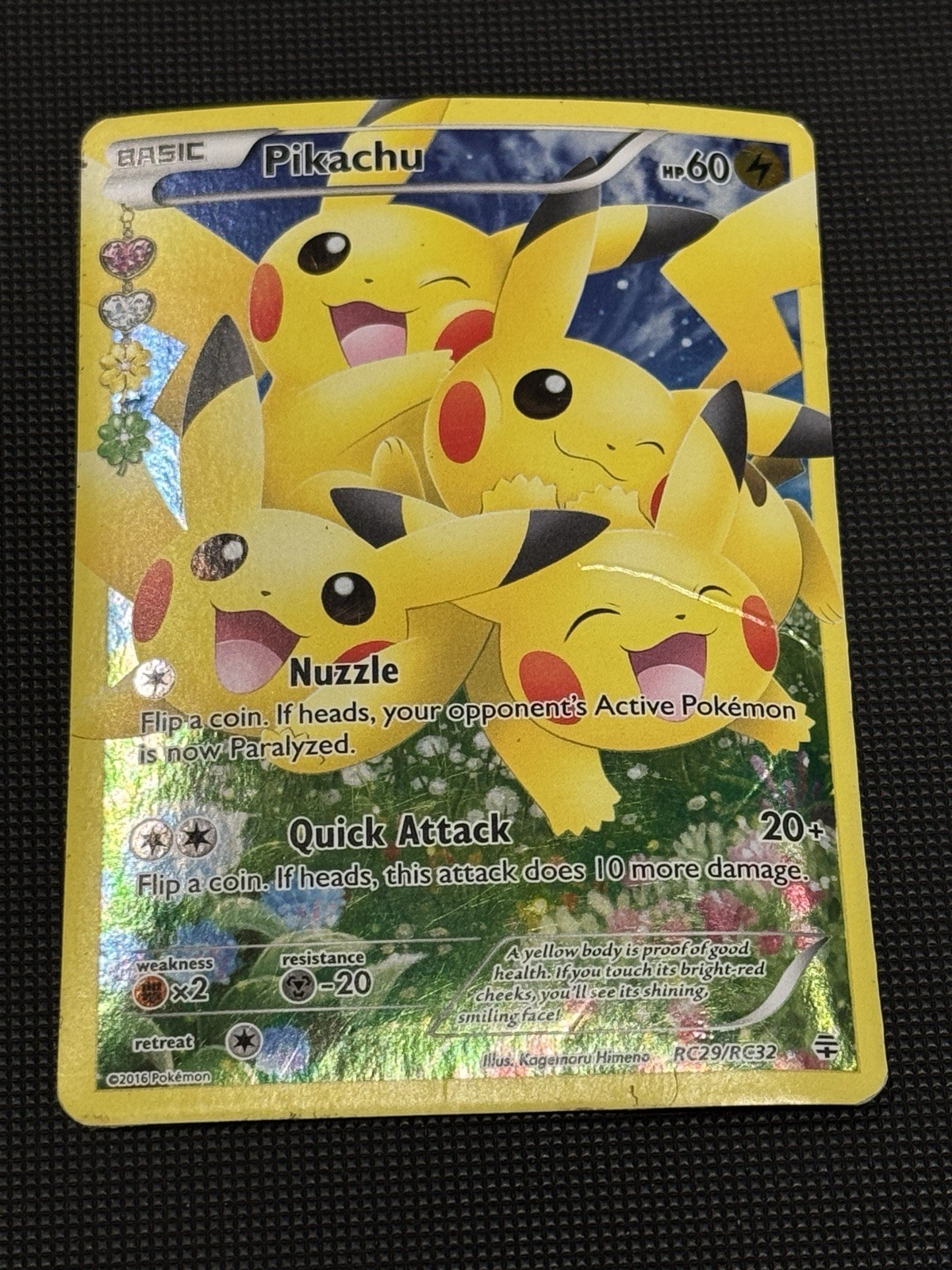 Pokemon Pikachu TCG RC29/RC32 Generations Radiant Collection Heavily Played