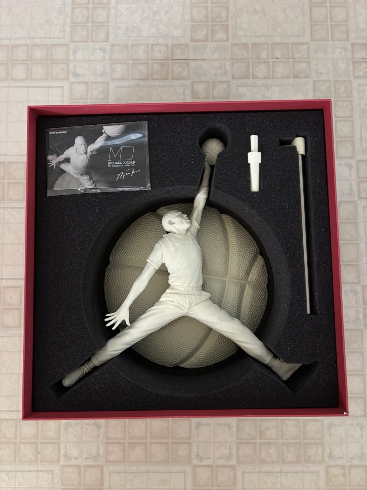 Enterbay Jordan Jumpman 1/6 Statue Collection- GYPSUM #9/300- LOW NUMBER RARE Enterbay Jordan Jumpman 1/6 Statue Collection- GYPSUM #9/300- LOW NUMBER RARE