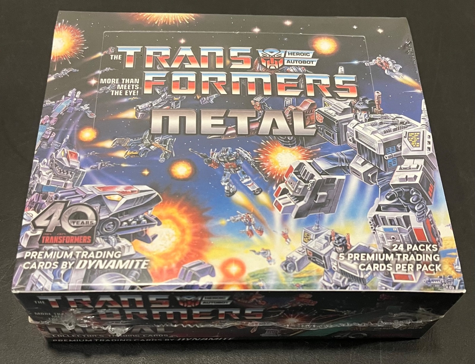 Transformers Metal Collectible Trading Cards: 40th Anniversary Collector Box Set Transformers Metal Collectible Trading Cards: 40th Anniversary Collector Box Set