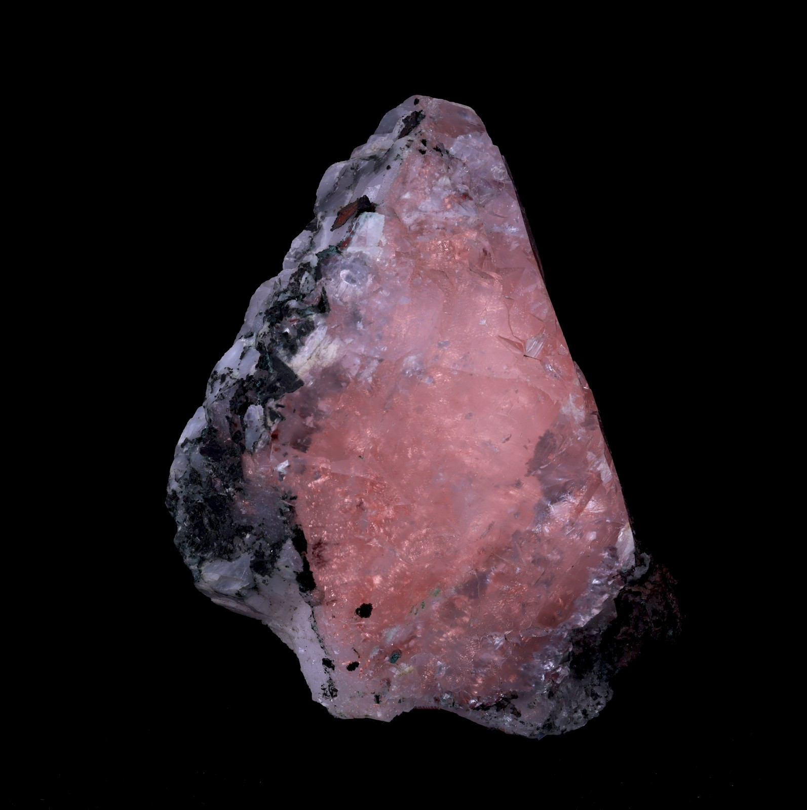 Very Nice and Rich Copper in Calcite - Quincy Mine, Michigan Very Nice and Rich Copper in Calcite - Quincy Mine, Michigan