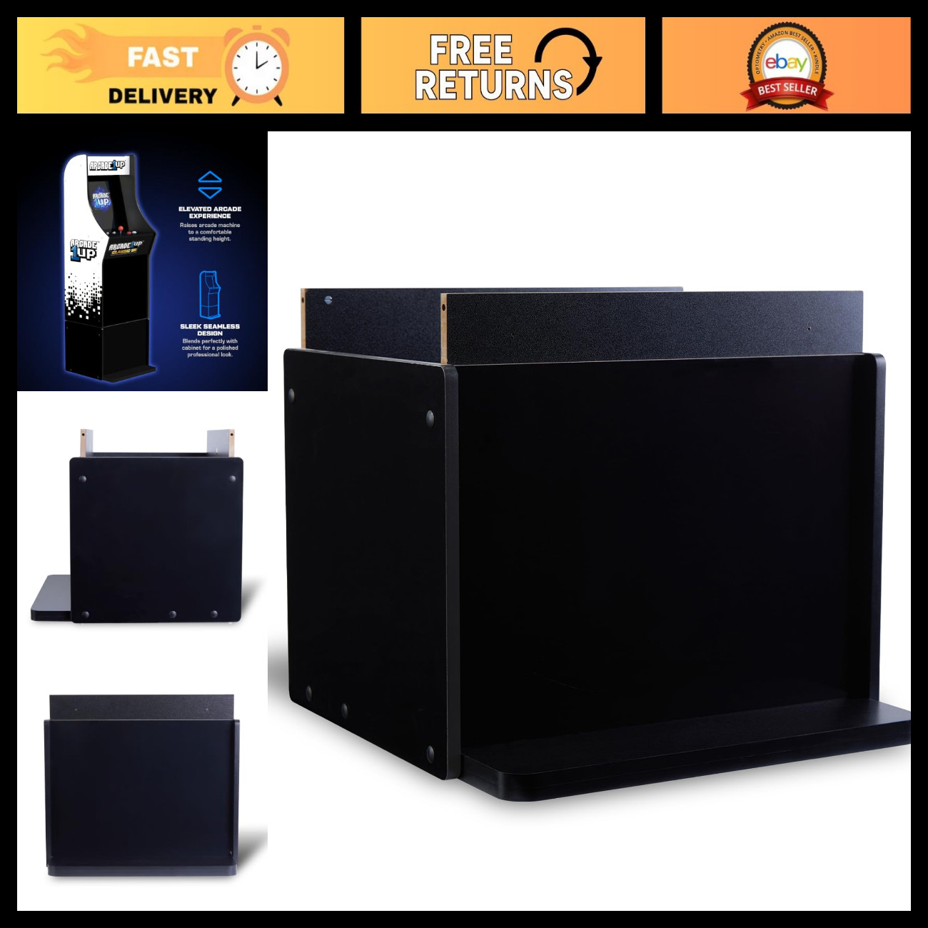Arcade Machine Riser, 14.25-Inch Classic SE Lift for Enhanced Gaming Experience