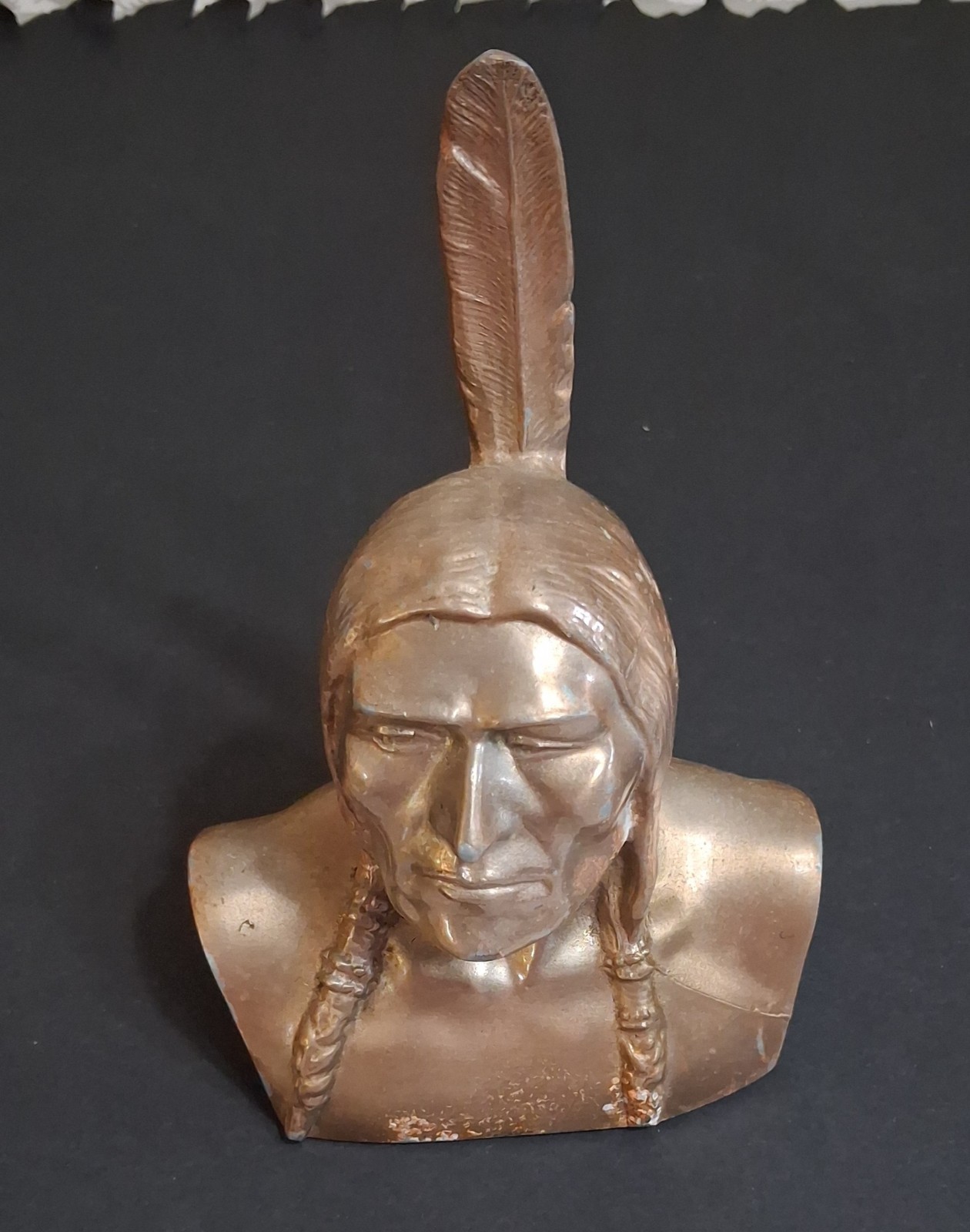 Vintage Shawmut Banks Indian Head Banthrico Inc. Chicago U.S.A. 1974 Die Cast
