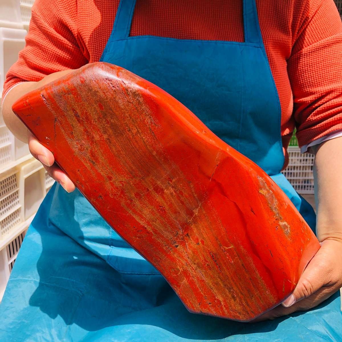 14.41LB Large Natural Red Jasper ore standard Quartz Crystal Healing Sample 5434